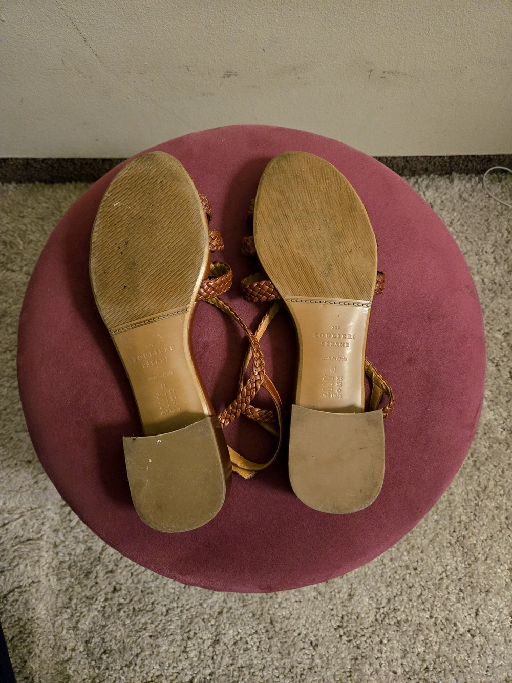 Sèzane Rosa Low Braided Sandals - Picture 3 of 7